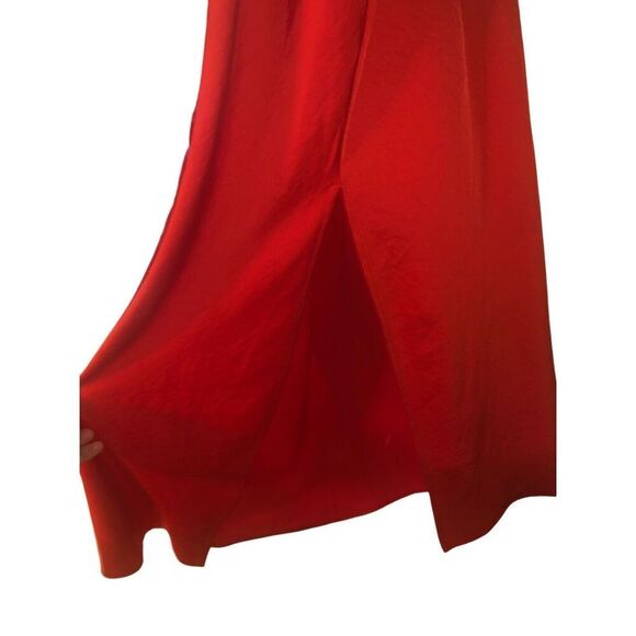 T2. Fabletics Red Slip Midi Dress with slit 3X - Picture 5 of 9